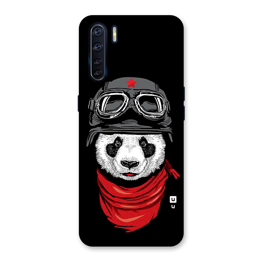 Cool Panda Soldier Art Back Case for Oppo F15