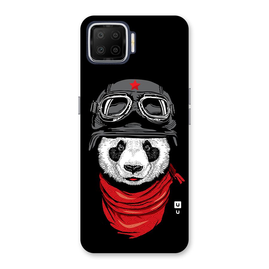 Cool Panda Soldier Art Back Case for Oppo F17