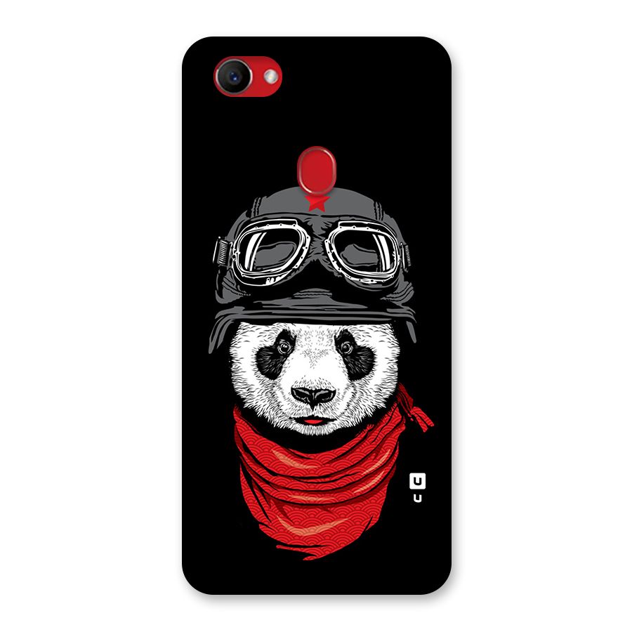 Cool Panda Soldier Art Back Case for Oppo F7