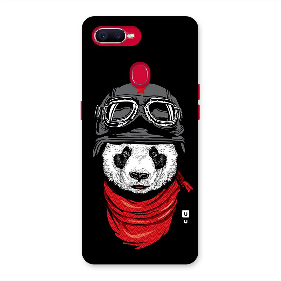 Cool Panda Soldier Art Back Case for Oppo F9 Pro
