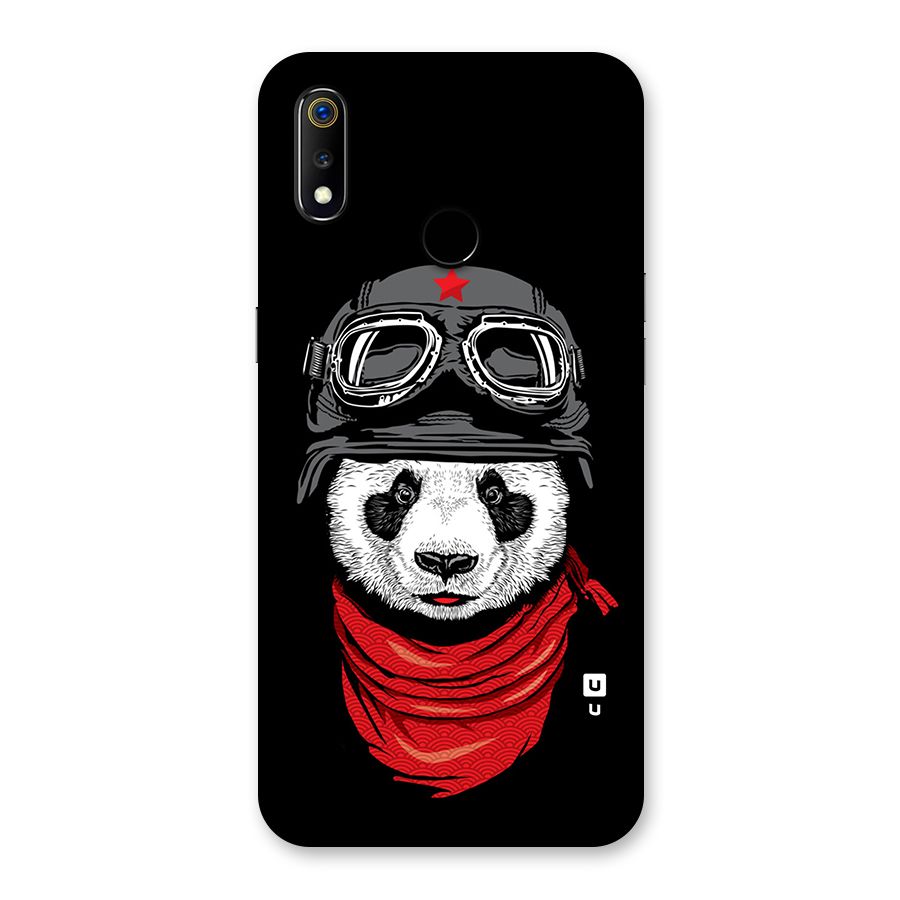 Cool Panda Soldier Art Back Case for Realme 3