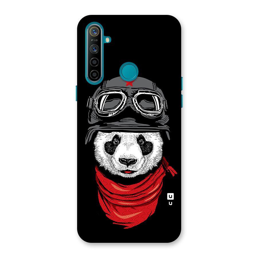 Cool Panda Soldier Art Back Case for Realme 5i