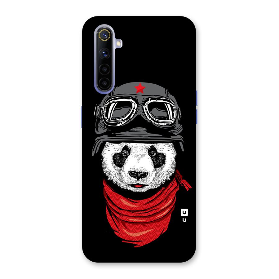 Cool Panda Soldier Art Back Case for Realme 6