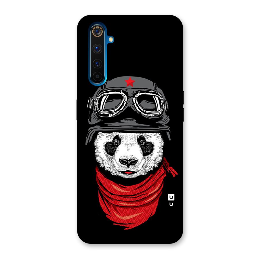 Cool Panda Soldier Art Back Case for Realme 6 Pro