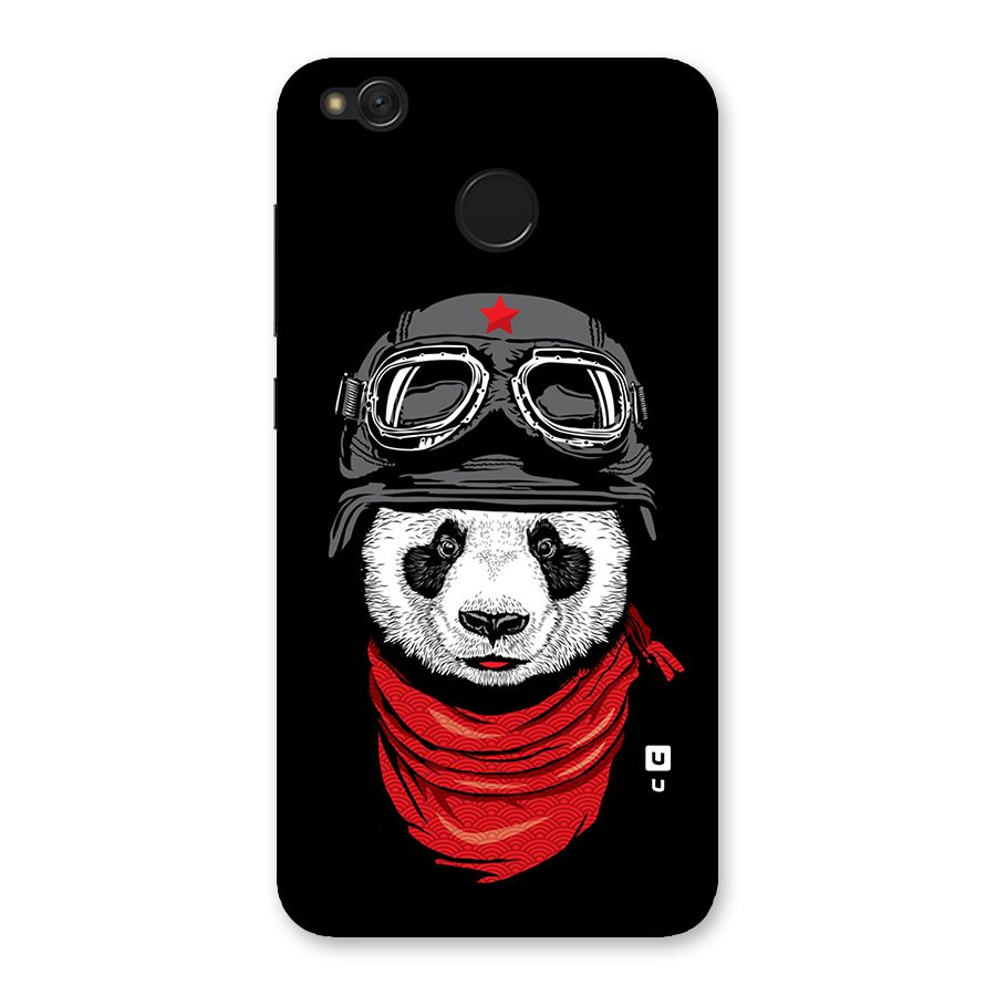 Cool Panda Soldier Art Back Case for Redmi 4