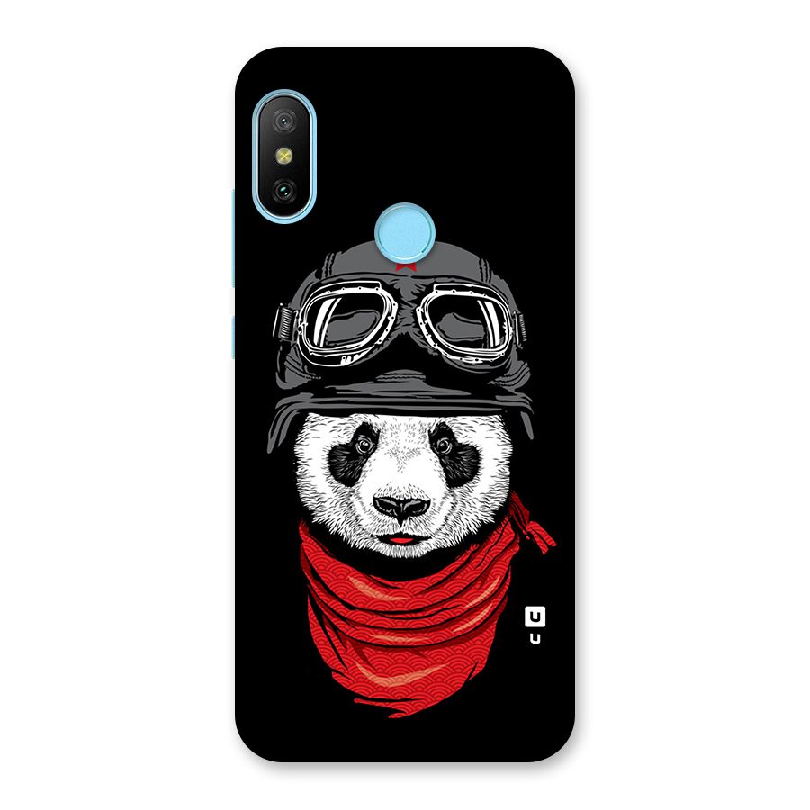 Cool Panda Soldier Art Back Case for Redmi 6 Pro