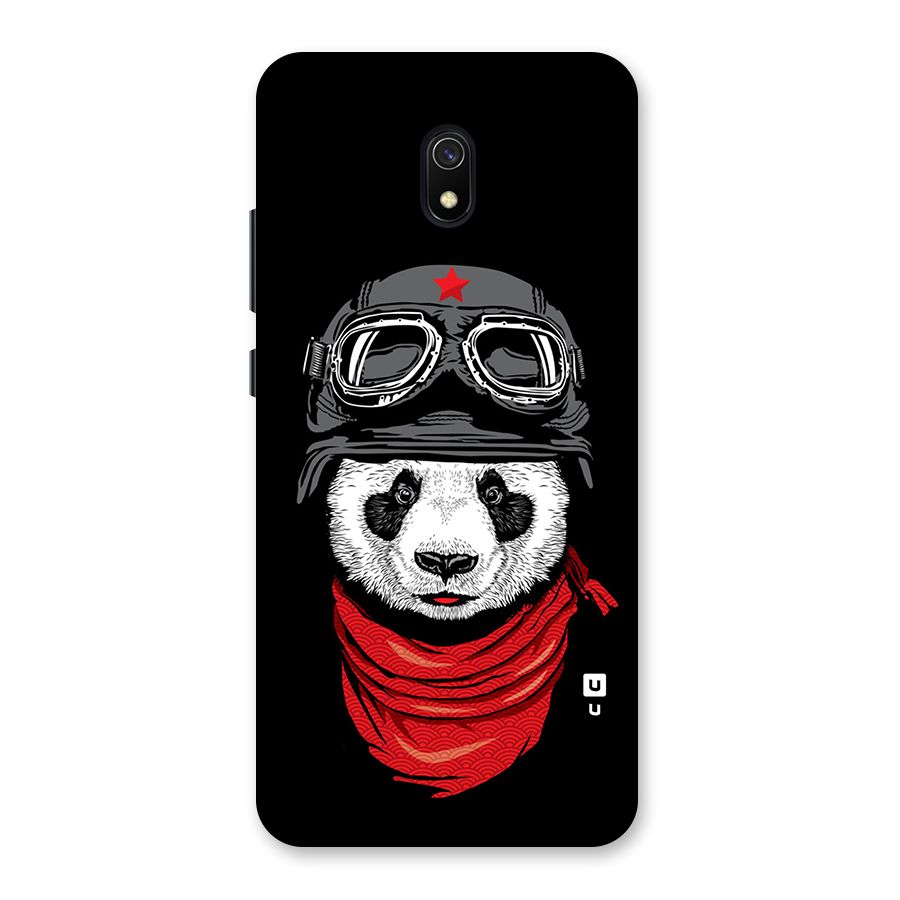 Cool Panda Soldier Art Back Case for Redmi 8A