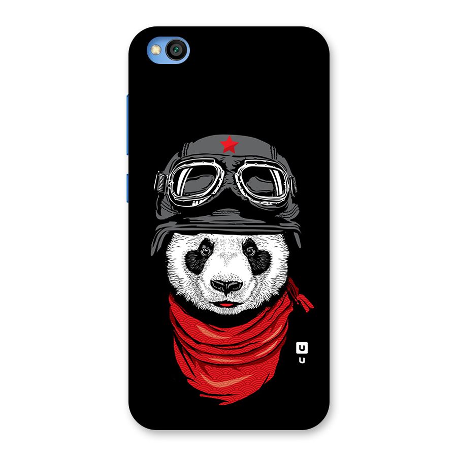 Cool Panda Soldier Art Back Case for Redmi Go