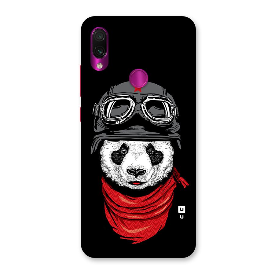 Cool Panda Soldier Art Back Case for Redmi Note 7 Pro