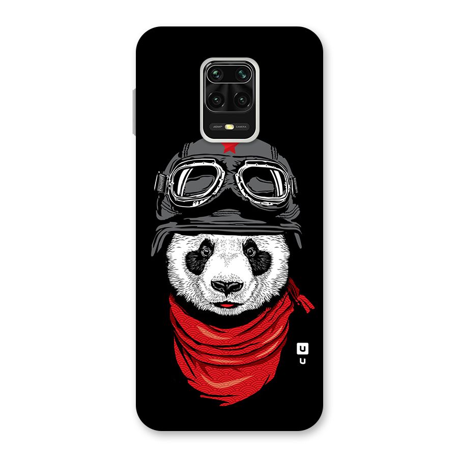 Cool Panda Soldier Art Back Case for Redmi Note 9 Pro