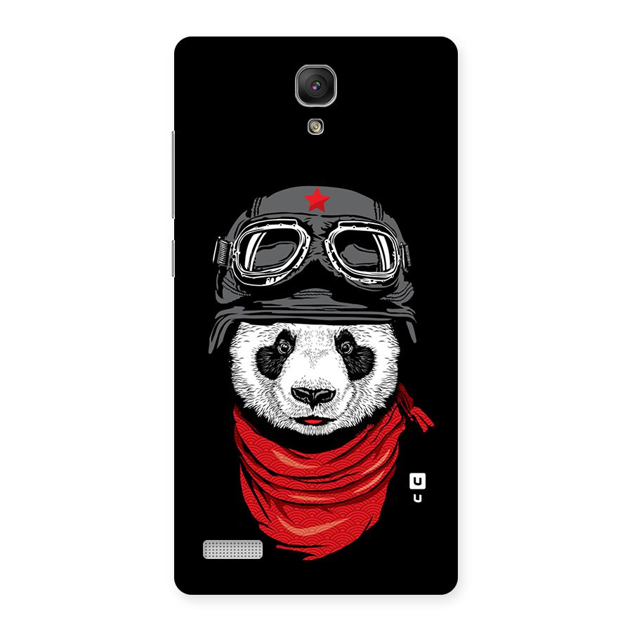 Cool Panda Soldier Art Back Case for Redmi Note Prime