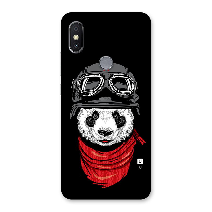 Cool Panda Soldier Art Back Case for Redmi Y2