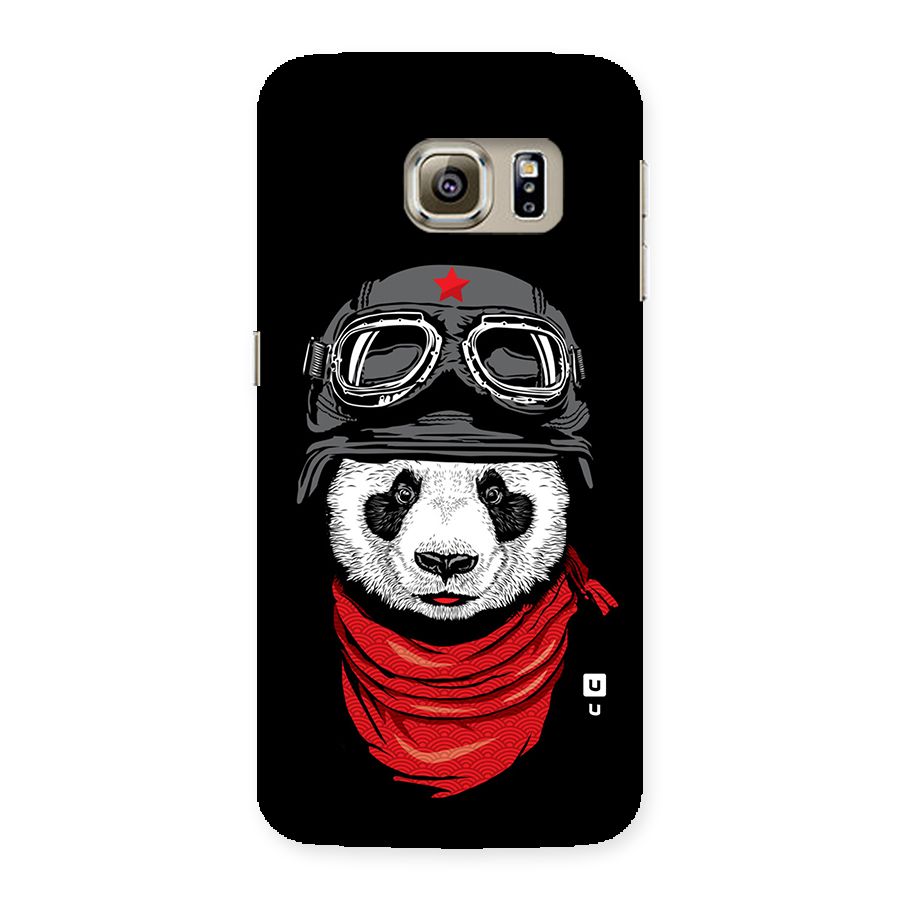 Cool Panda Soldier Art Back Case for Samsung Galaxy S6 Edge