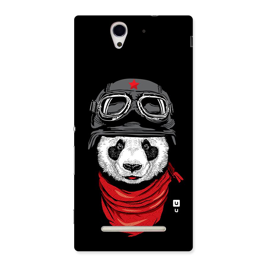 Cool Panda Soldier Art Back Case for Sony Xperia C3