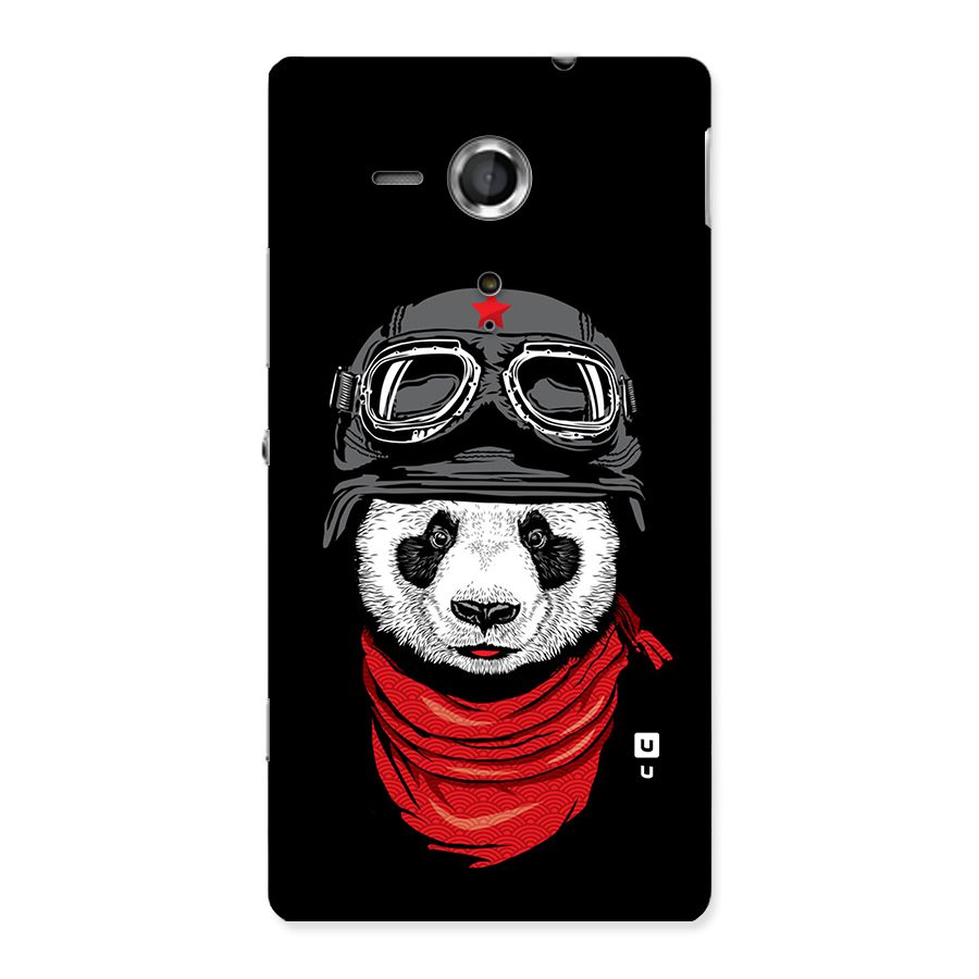 Cool Panda Soldier Art Back Case for Sony Xperia SP