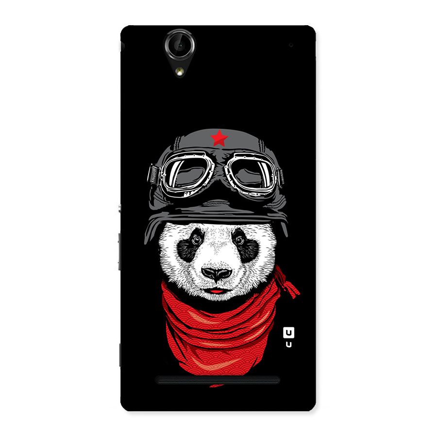 Cool Panda Soldier Art Back Case for Sony Xperia T2