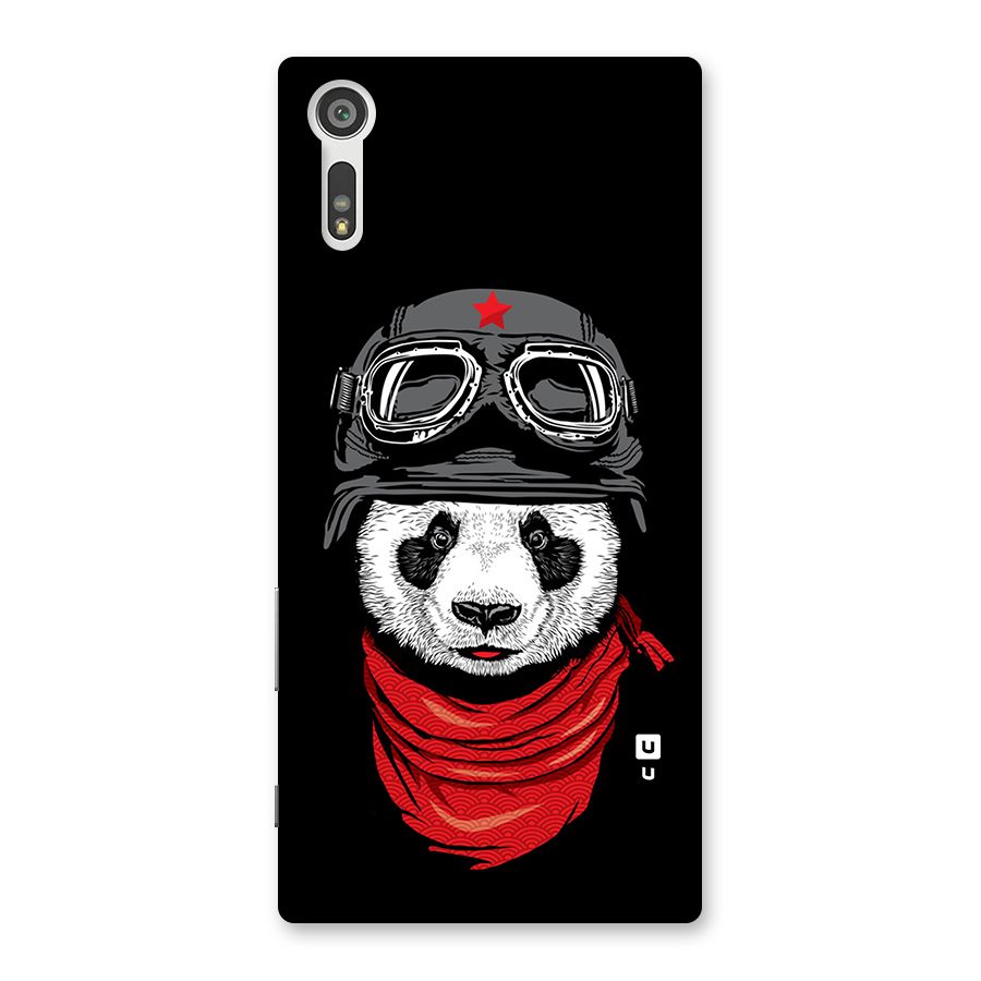 Cool Panda Soldier Art Back Case for Xperia XZ