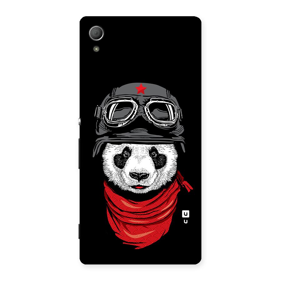 Cool Panda Soldier Art Back Case for Xperia Z4