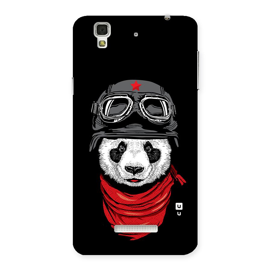 Cool Panda Soldier Art Back Case for Yu Yureka