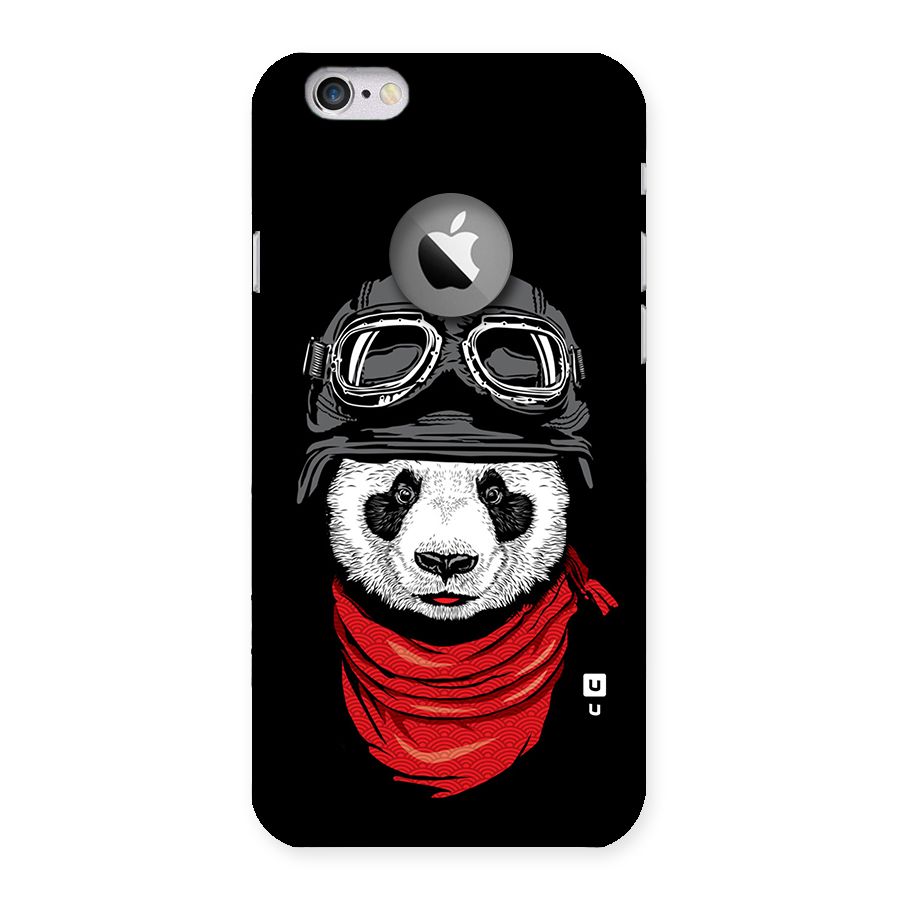 Cool Panda Soldier Art Back Case for iPhone 6 Logo Cut