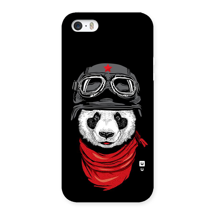 Cool Panda Soldier Art Back Case for iPhone SE