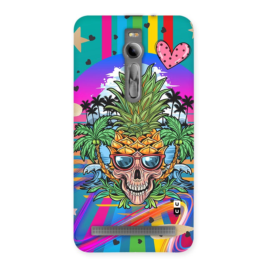 Cool Pineapple Skull Back Case for Asus Zenfone 2