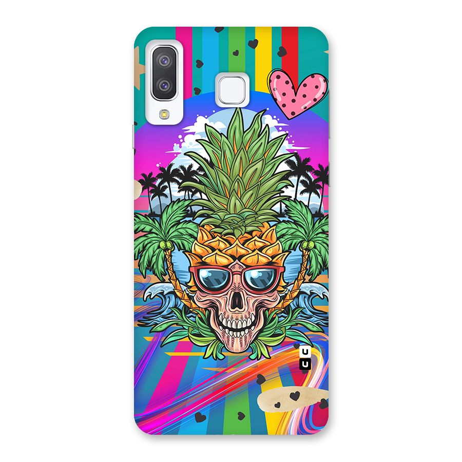 Cool Pineapple Skull Back Case for Galaxy A8 Star