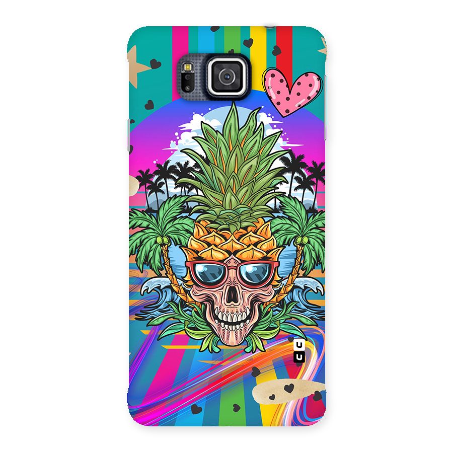 Cool Pineapple Skull Back Case for Galaxy Alpha