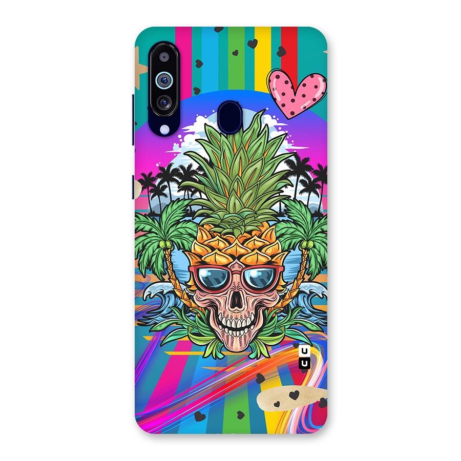 Cool Pineapple Skull Back Case for Galaxy M40