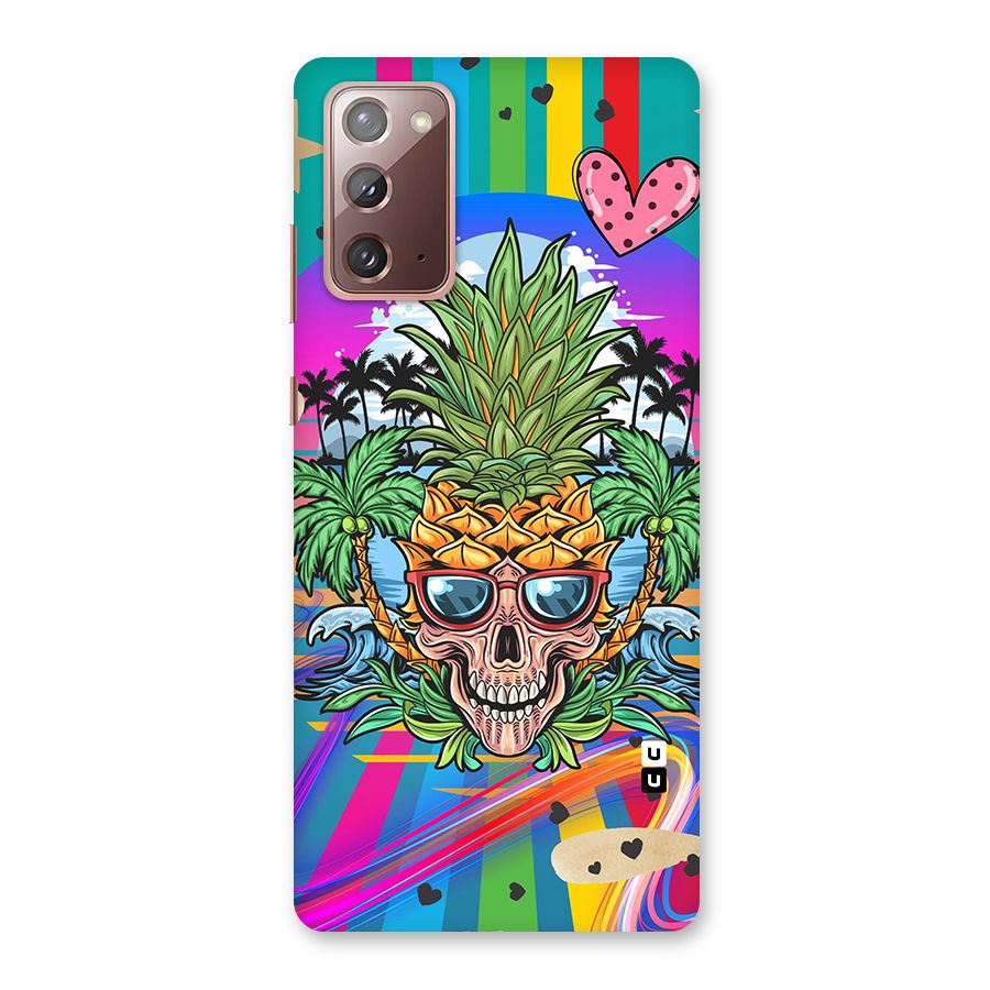 Cool Pineapple Skull Back Case for Galaxy Note 20