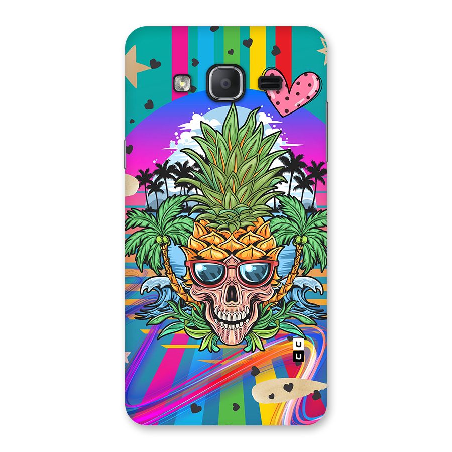 Cool Pineapple Skull Back Case for Galaxy On7 2015