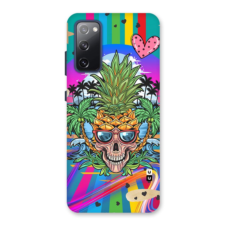 Cool Pineapple Skull Back Case for Galaxy S20 FE