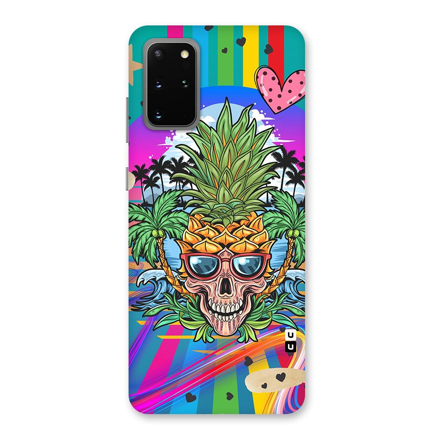 Cool Pineapple Skull Back Case for Galaxy S20 Plus