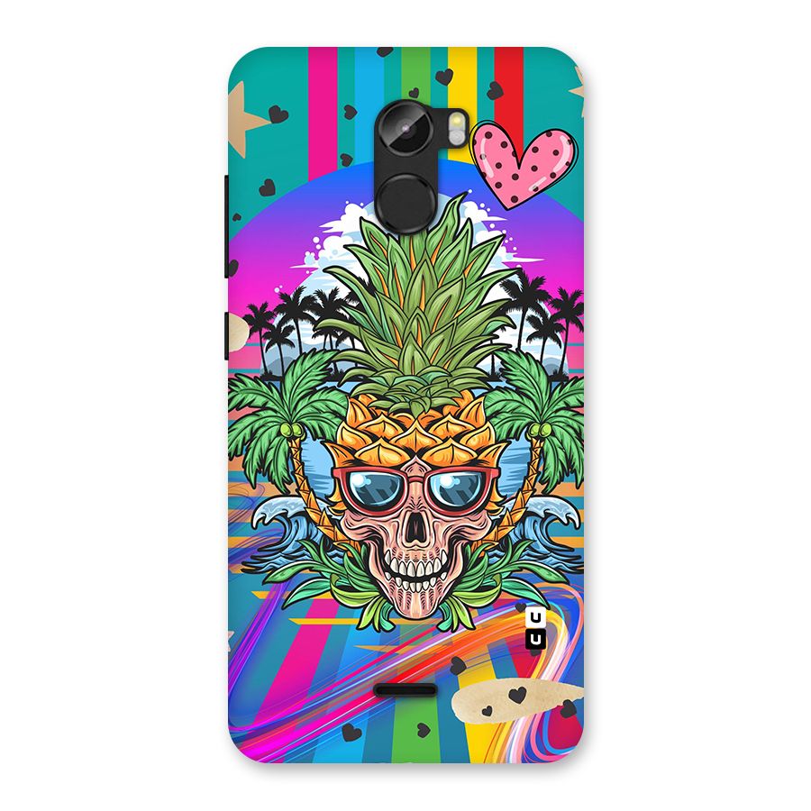 Cool Pineapple Skull Back Case for Gionee X1