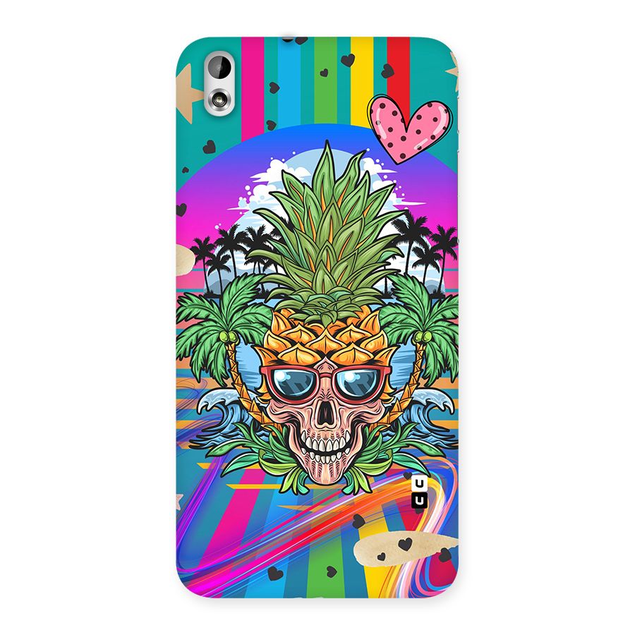 Cool Pineapple Skull Back Case for HTC Desire 816g