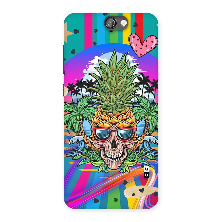 Cool Pineapple Skull Back Case for HTC One A9