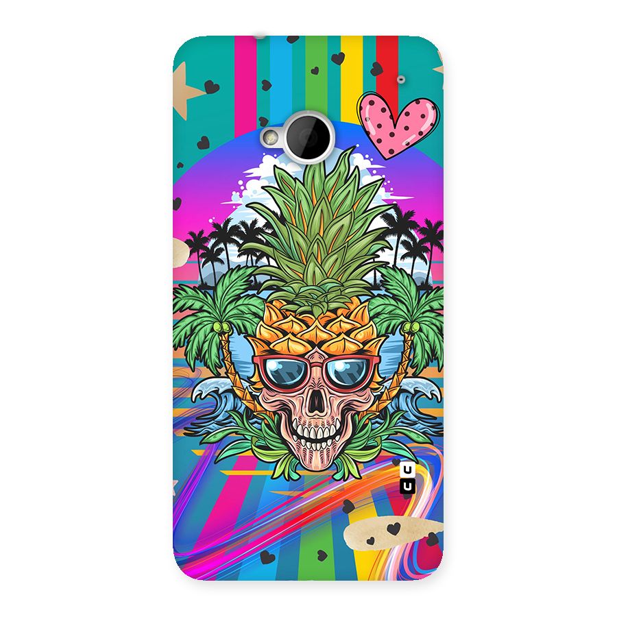 Cool Pineapple Skull Back Case for HTC One M7