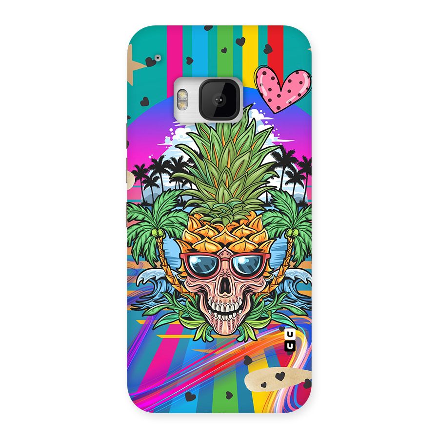 Cool Pineapple Skull Back Case for HTC One M9
