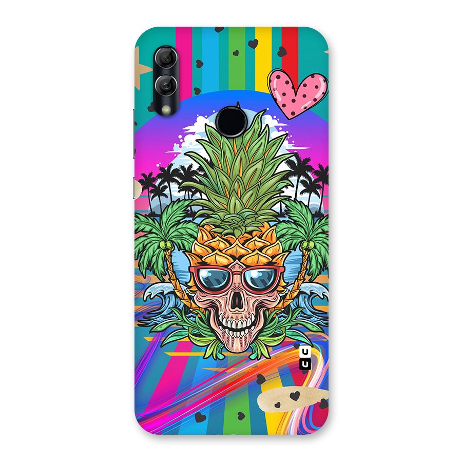 Cool Pineapple Skull Back Case for Honor 10 Lite