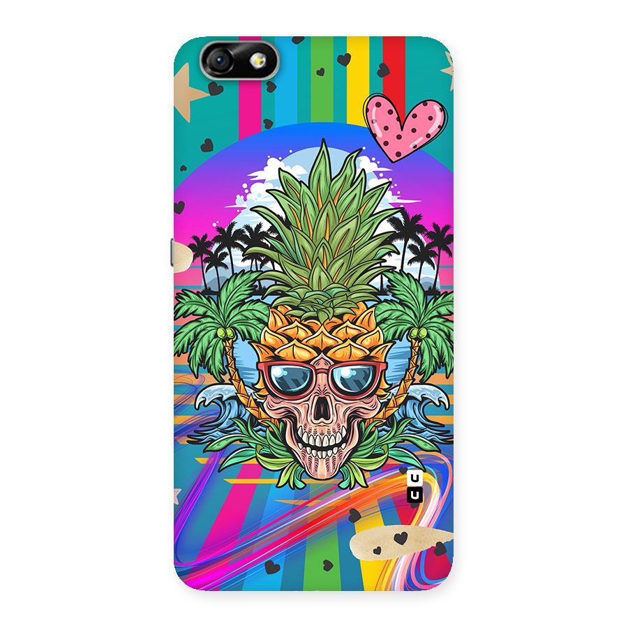 Cool Pineapple Skull Back Case for Honor 4X