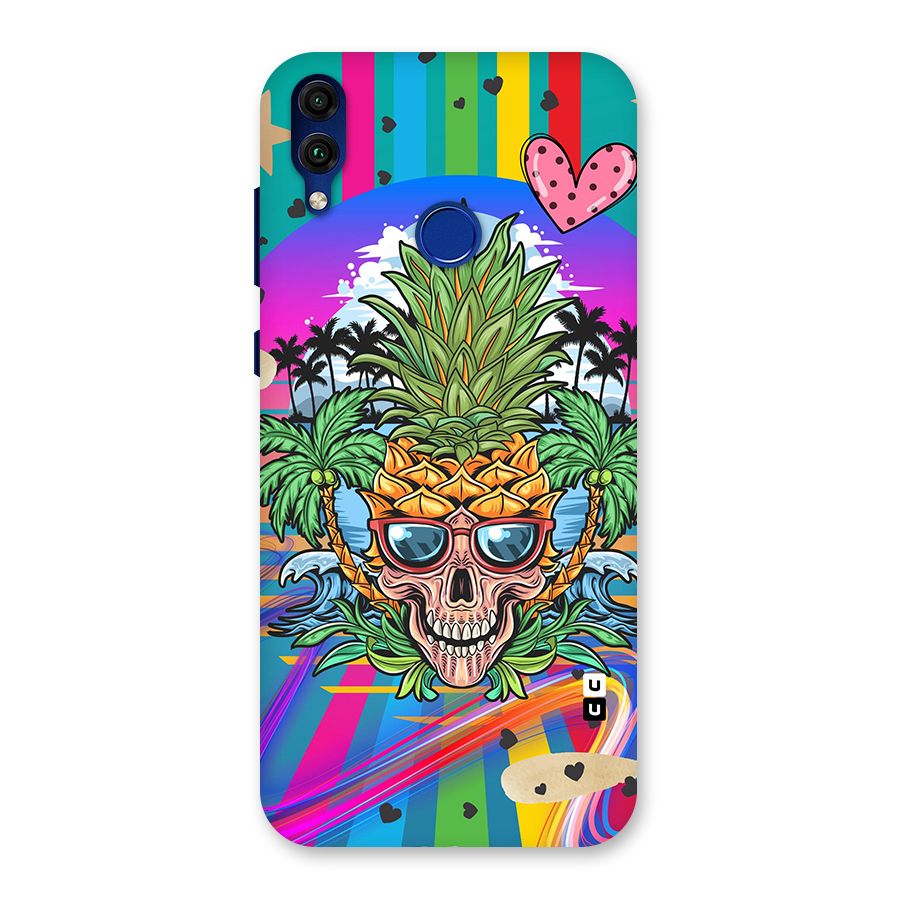 Cool Pineapple Skull Back Case for Honor 8C