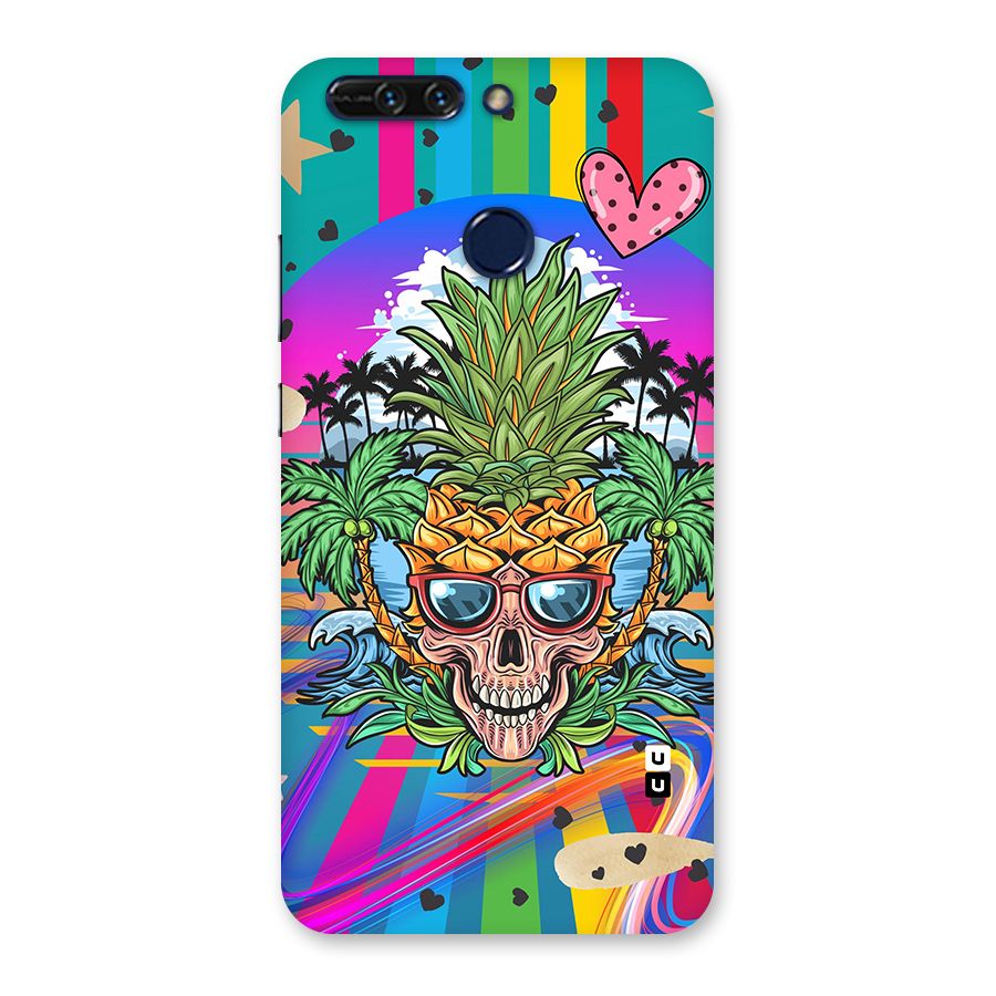 Cool Pineapple Skull Back Case for Honor 8 Pro
