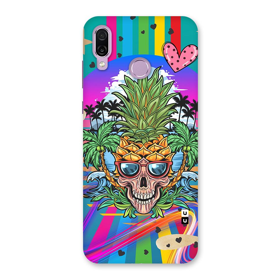 Cool Pineapple Skull Back Case for Honor Play