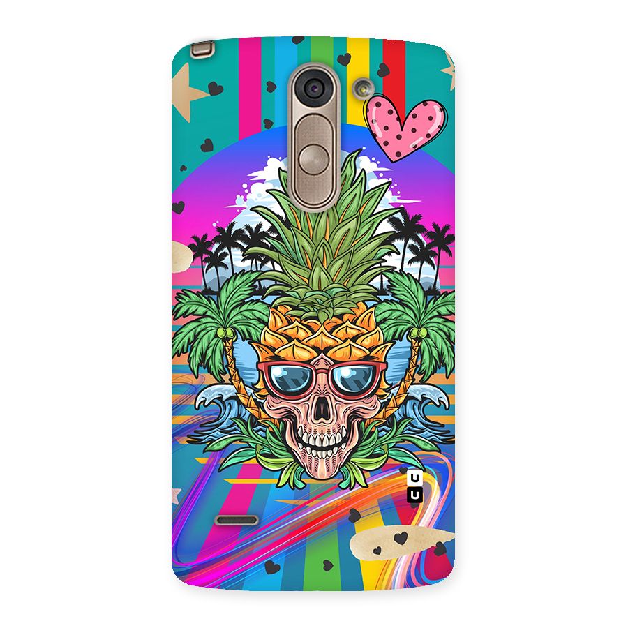 Cool Pineapple Skull Back Case for LG G3 Stylus