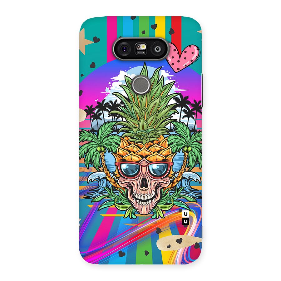 Cool Pineapple Skull Back Case for LG G5