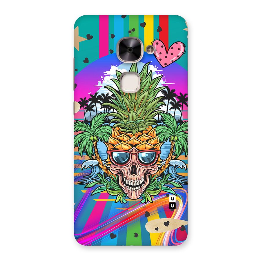 Cool Pineapple Skull Back Case for Le 2