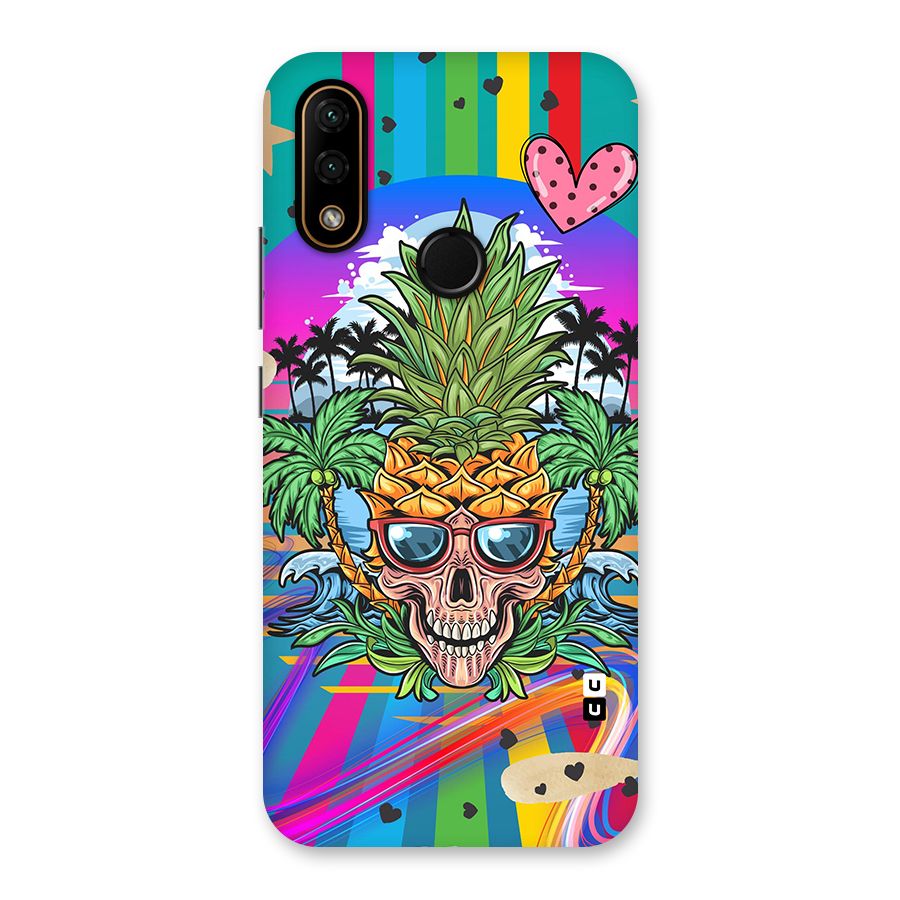 Cool Pineapple Skull Back Case for Lenovo A6 Note