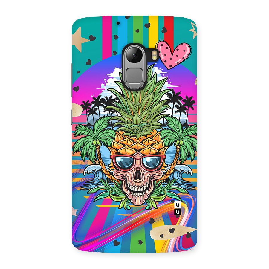 Cool Pineapple Skull Back Case for Lenovo K4 Note