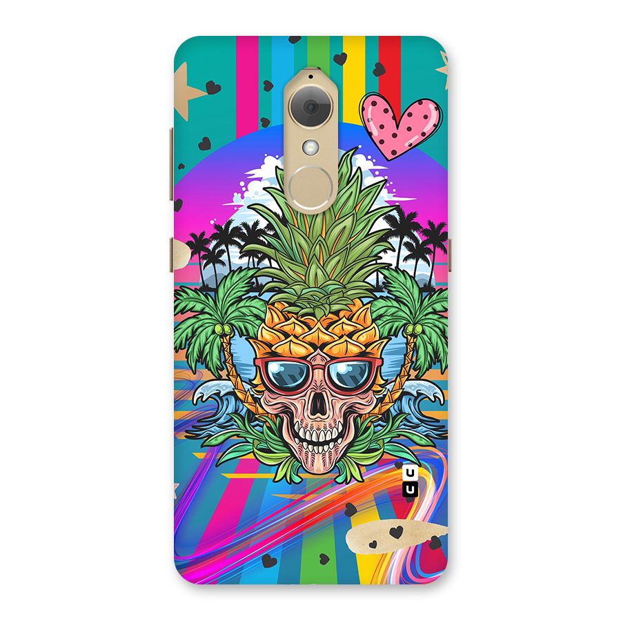 Cool Pineapple Skull Back Case for Lenovo K8