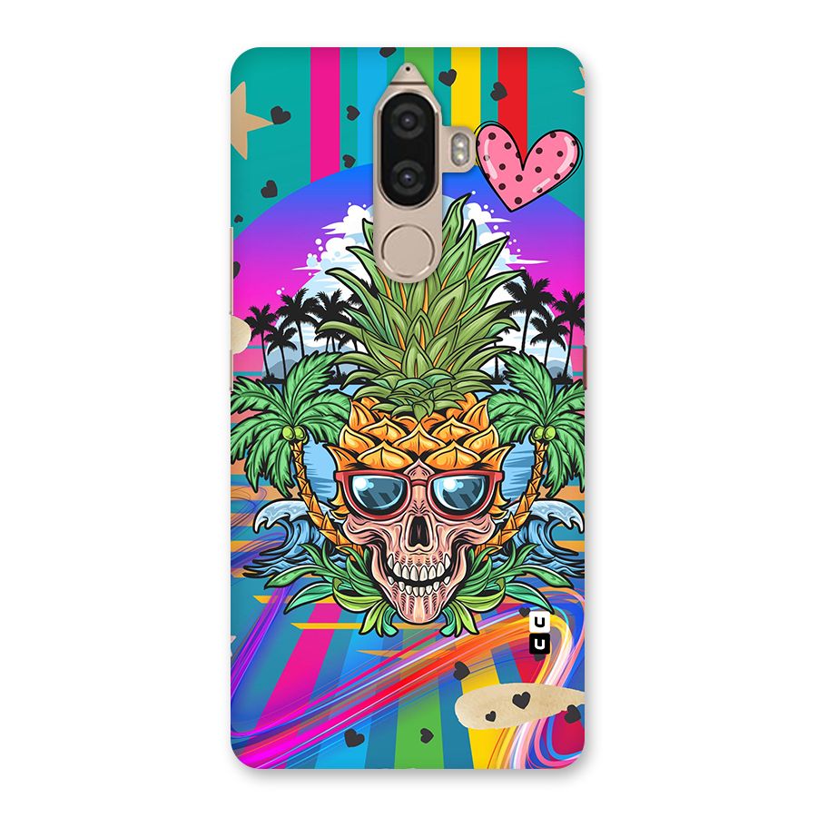 Cool Pineapple Skull Back Case for Lenovo K8 Note